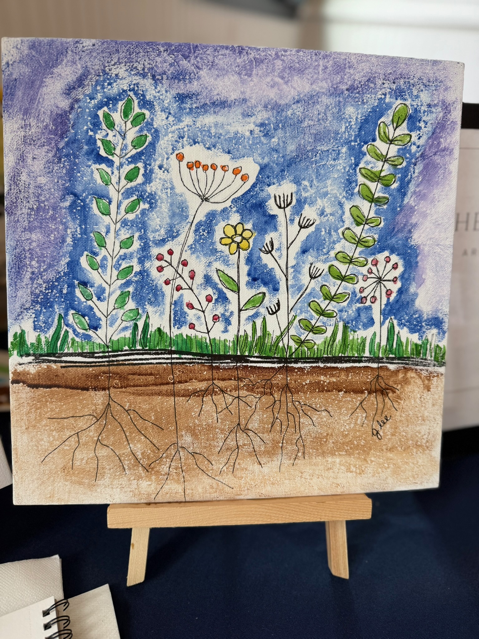 Flower painting